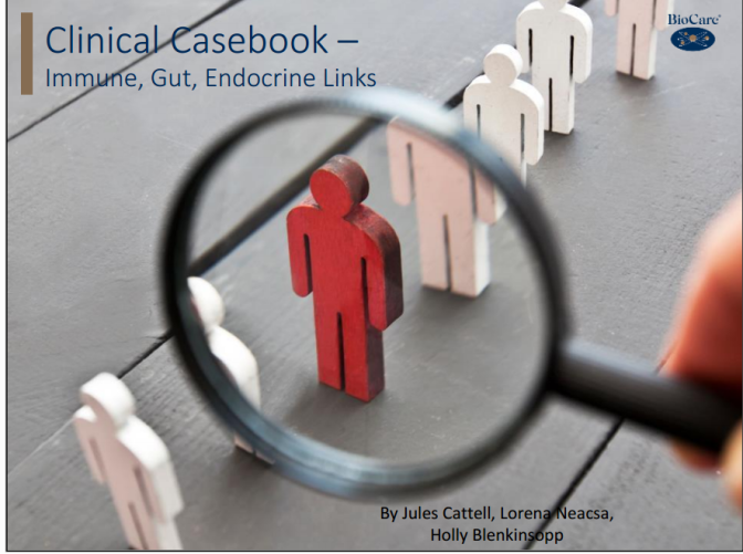 The Natural Medicine Company (Biocare) – Nov 16th – Clinical Casebook – Immune, Gut, Endocrine Links